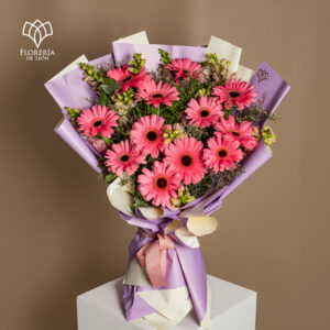 Ramo 12 Gerberas Francés