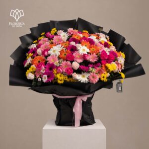 Ramo gigante 50 rosas y 40 gerberas