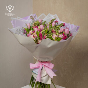 Ramo de Rosas con Tulipanes