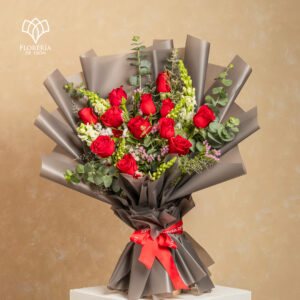 Ramo 12 Rosas Rojas