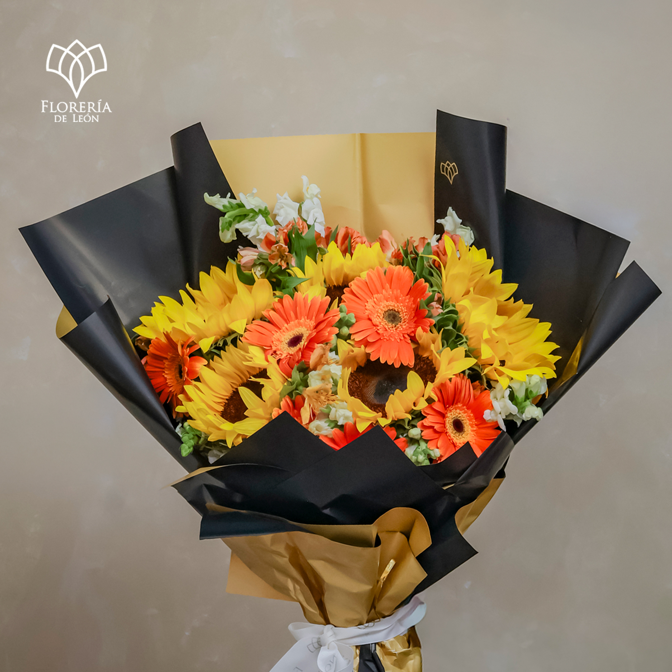 Ramo 5 Girasoles y 6 Gerberas - Imagen 2
