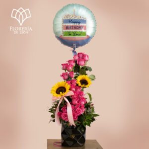 COMBO Escalera al cielo + globo cumple