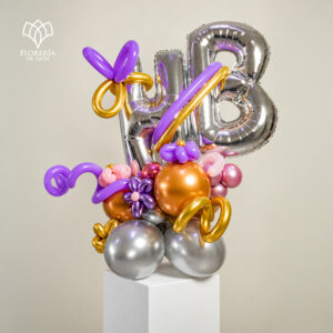 Happy Birthday Arreglo de Globos