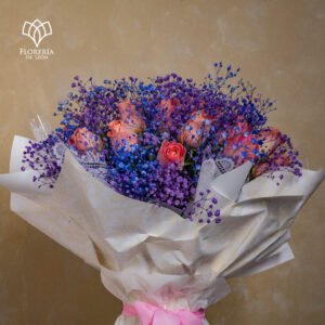 Alternative view of Ramo Melanie 12 rosas