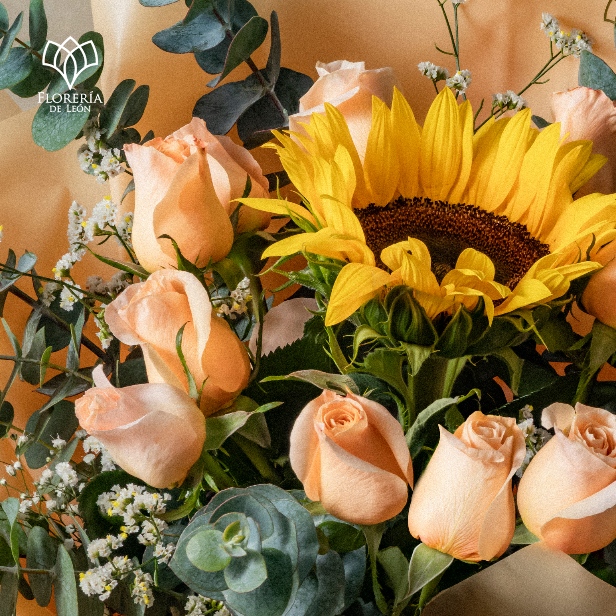 Ramo Girasol Orbitado Shimmer - Imagen 2