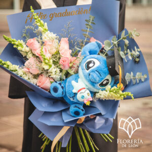 Ramo graduación con Stitch