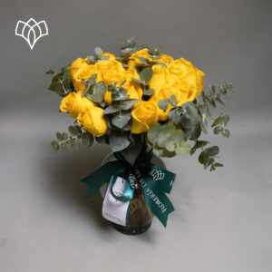 Florero Virginia amarillo