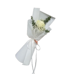 Ramo de Una Rosa Blanca José Antonio